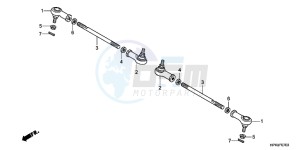 TRX420FPMB drawing TIE ROD