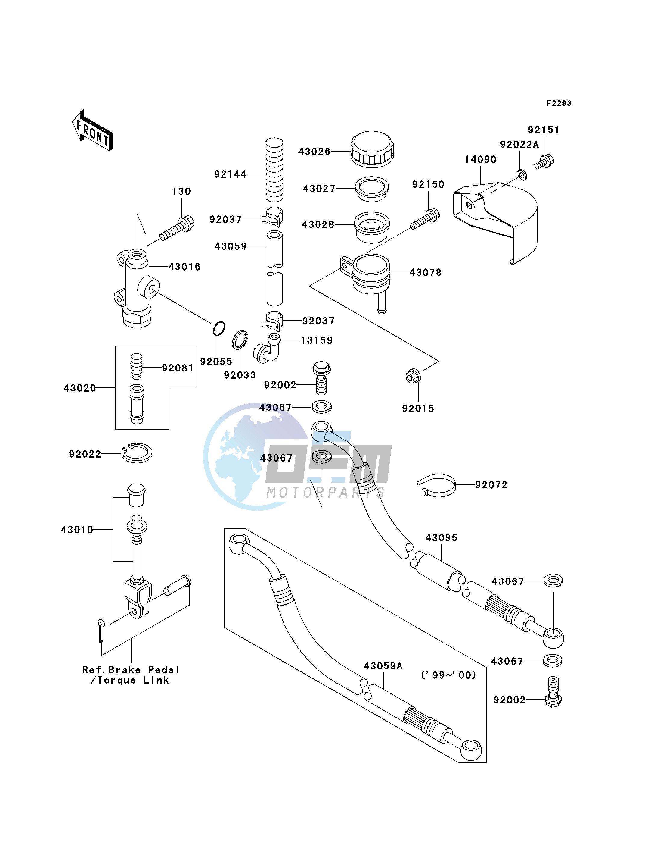 REAR MASTER CYLINDER