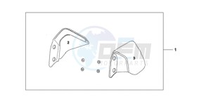 CBF1000T9 Ireland - (EK) drawing KNUCKLE VISOR