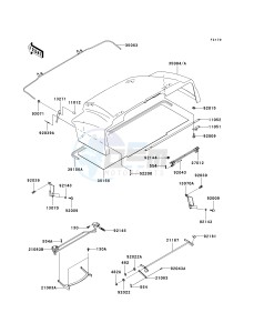 KAF 620 J [MULE 3010 TRANS4X4] (J6J-J8F) J8F drawing FENDERS