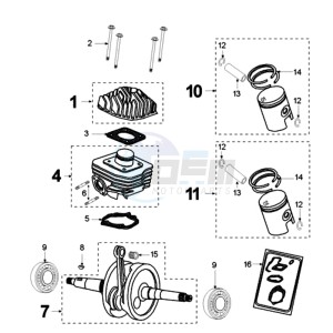 VIVA SP1 drawing CRANKSHAFT