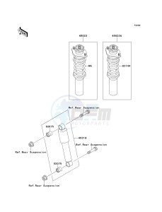 KAF 620 B [MULE 2520 TURF] (B6) [MULE 2520 TURF] drawing SHOCK ABSORBER-- S- -