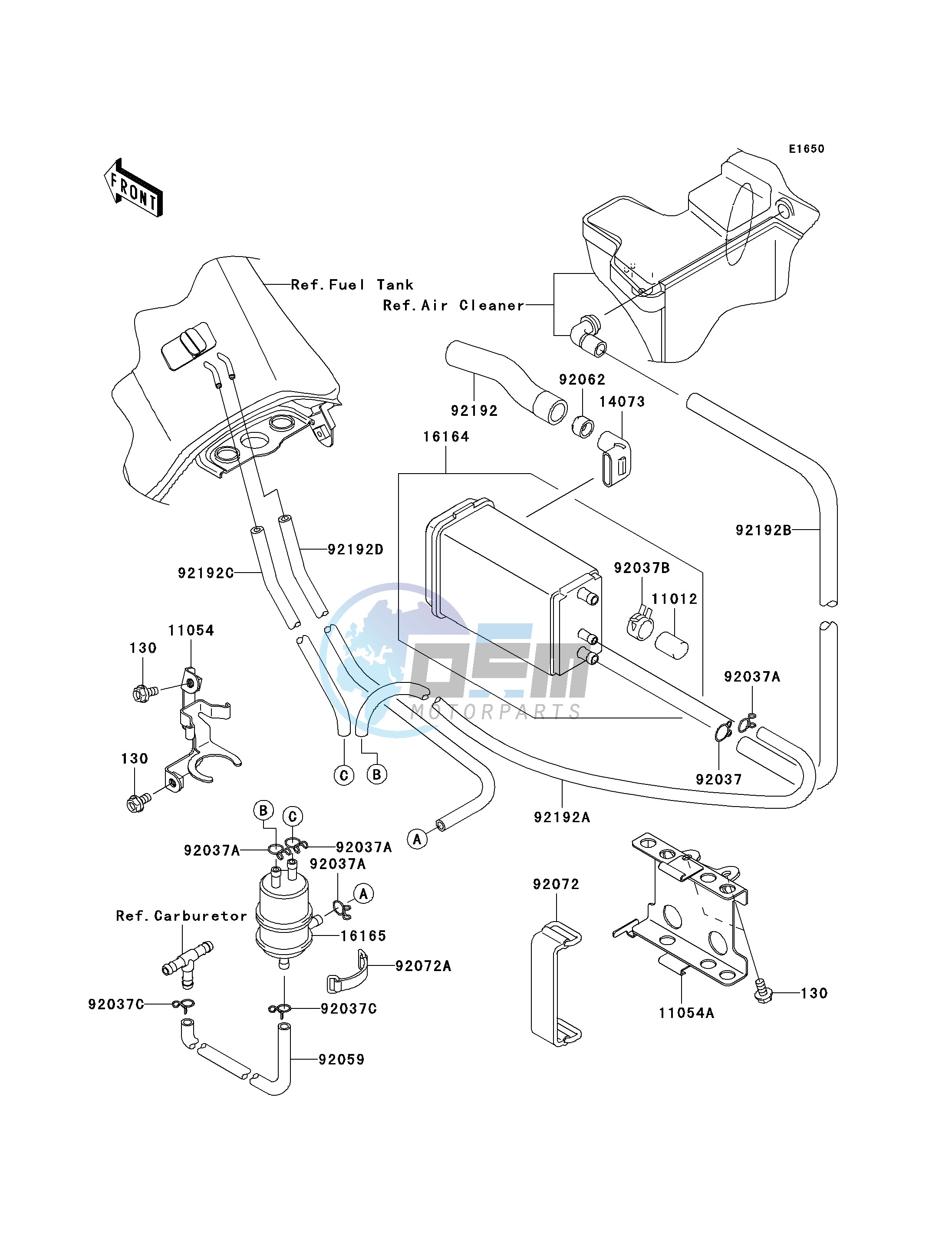 FUEL EVAPORATIVE SYSTEM-- E8F- --- CA- -