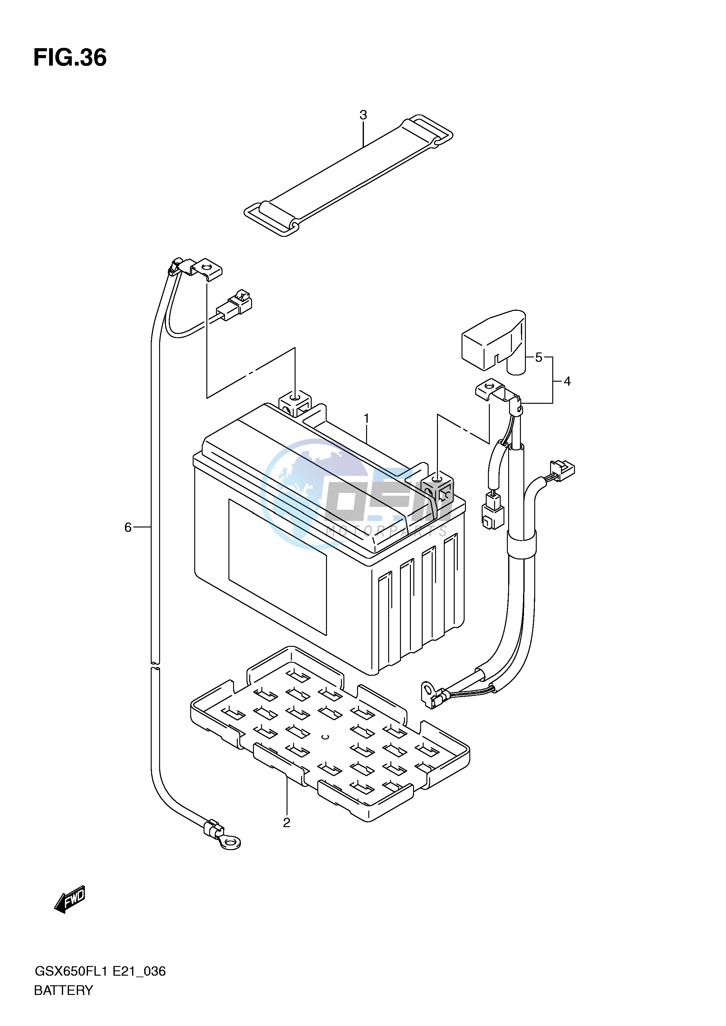 BATTERY (GSX650FAL1 E21)