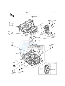 NINJA_ZX-6R ZX636EFF FR GB XX (EU ME A(FRICA) drawing Crankcase