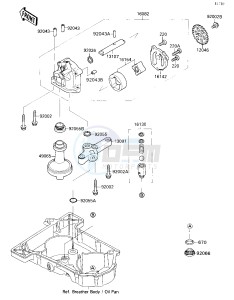 ZX 750 H [NINJA ZX-7] (H1) [NINJA ZX-7] drawing OIL PUMP_OIL FILTER