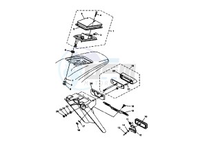 DT RE 125 drawing TAILLIGHT