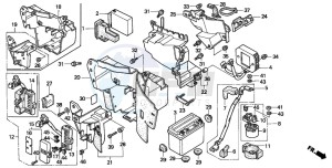 VT600C drawing BATTERY