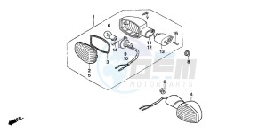 CBF600S drawing WINKER (CBF600N/NA)