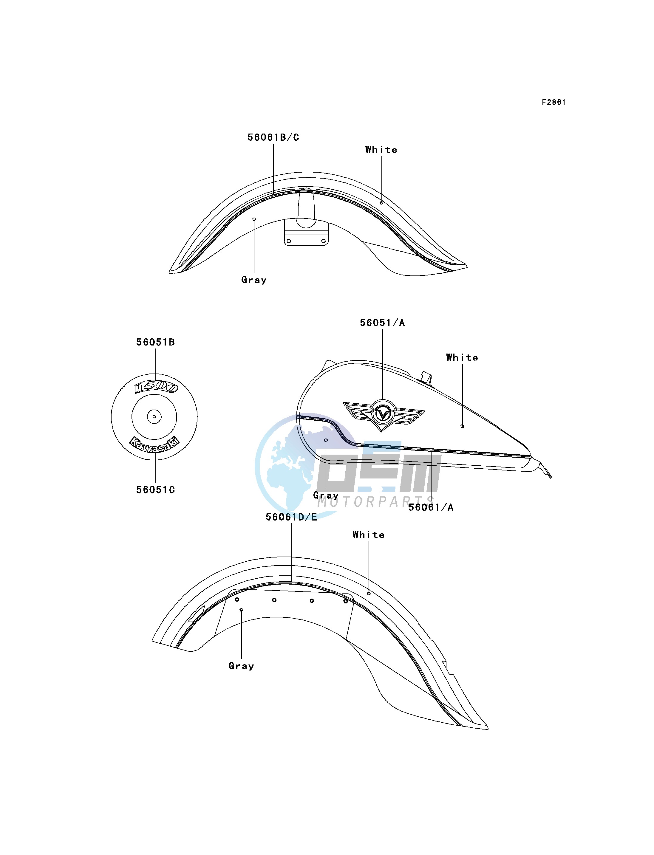 DECALS-- WHITE_GRAY- --- VN1500-D1_D2- -