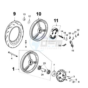 LUDIX 14 L ELEGANCE drawing WHEELS