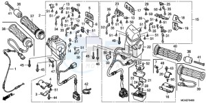 GL18009 NZ / AB NAV - (NZ / AB NAV) drawing HANDLE SWITCH