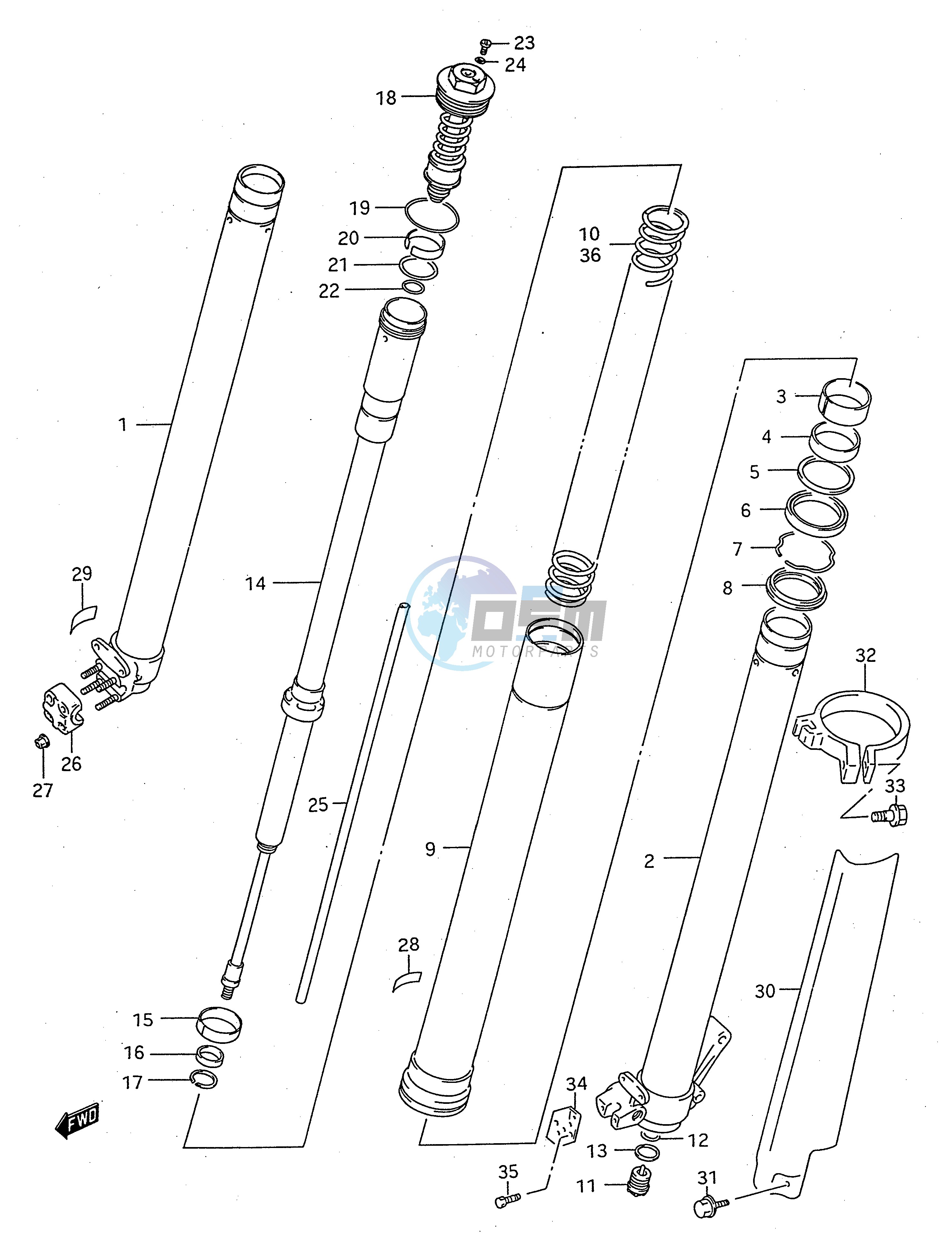 FRONT DAMPER (MODEL S)