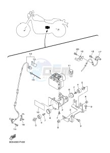 XVS950CR XV950R XV950 R-SPEC (B33A) drawing ELECTRICAL 3