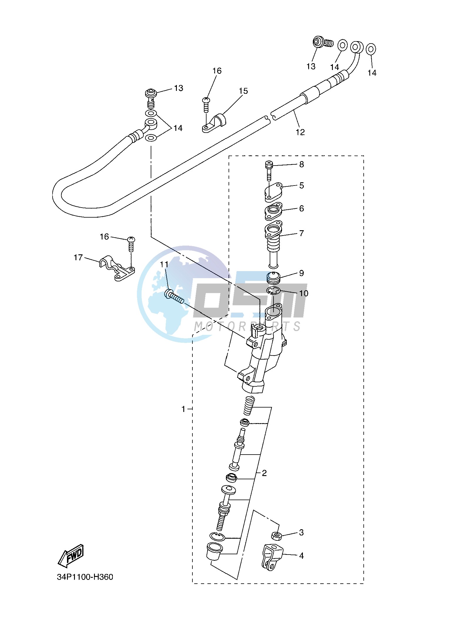 REAR MASTER CYLINDER