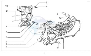 LX 50 2T drawing Crankcase