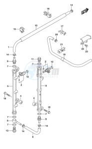 DF 250 drawing Fuel Injector (DF 250S)