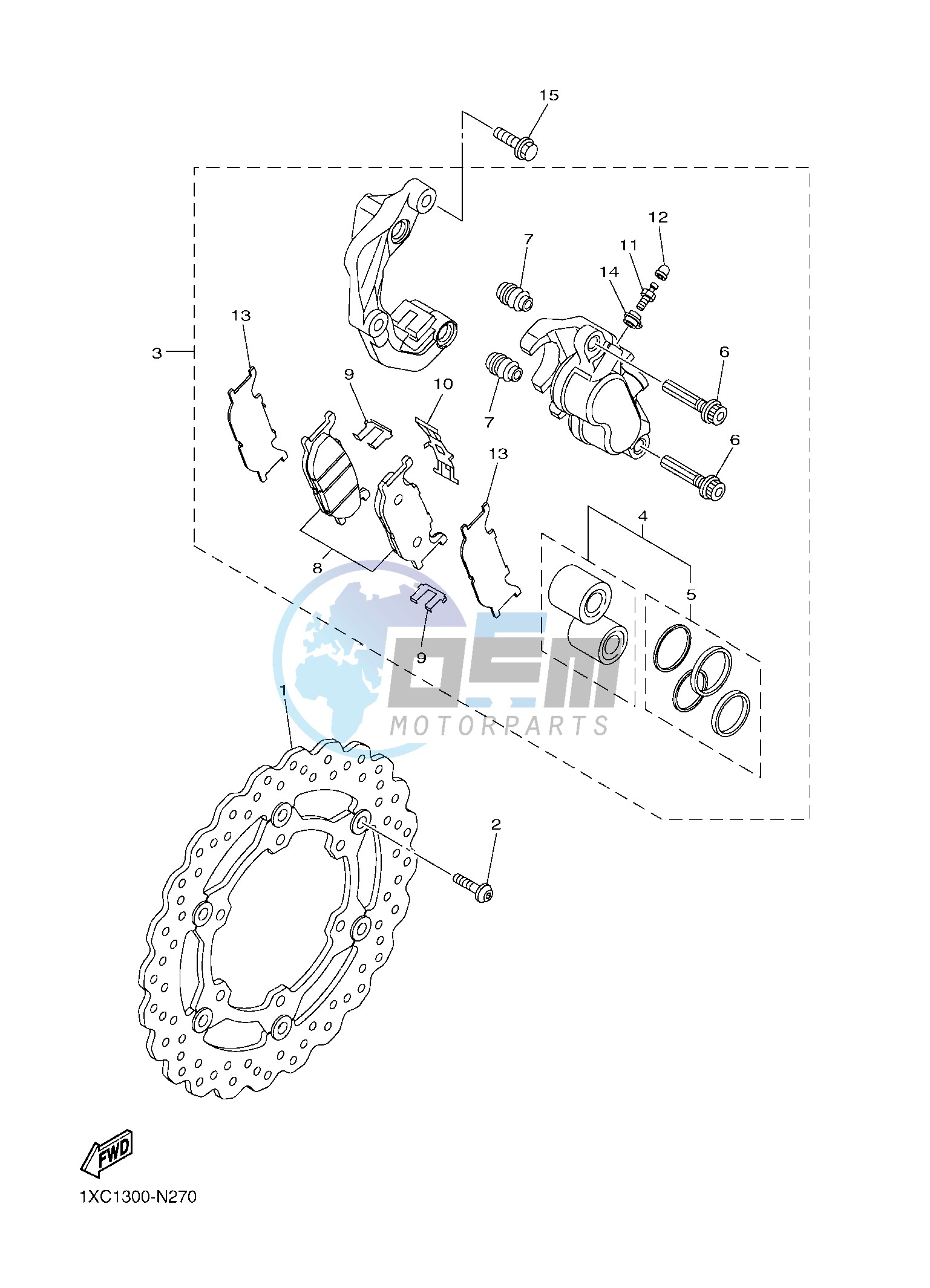 FRONT BRAKE CALIPER