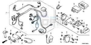 CRF250RC drawing WIRE HARNESS