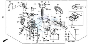 TRX500FM9 Australia - (U) drawing CARBURETOR