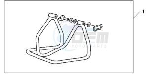 CB600FA9 Europe Direct - (ED / ABS) drawing MAINTENANCE STAND