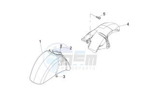 Granturismo 200 L UK drawing Wheel housing - Mudguard