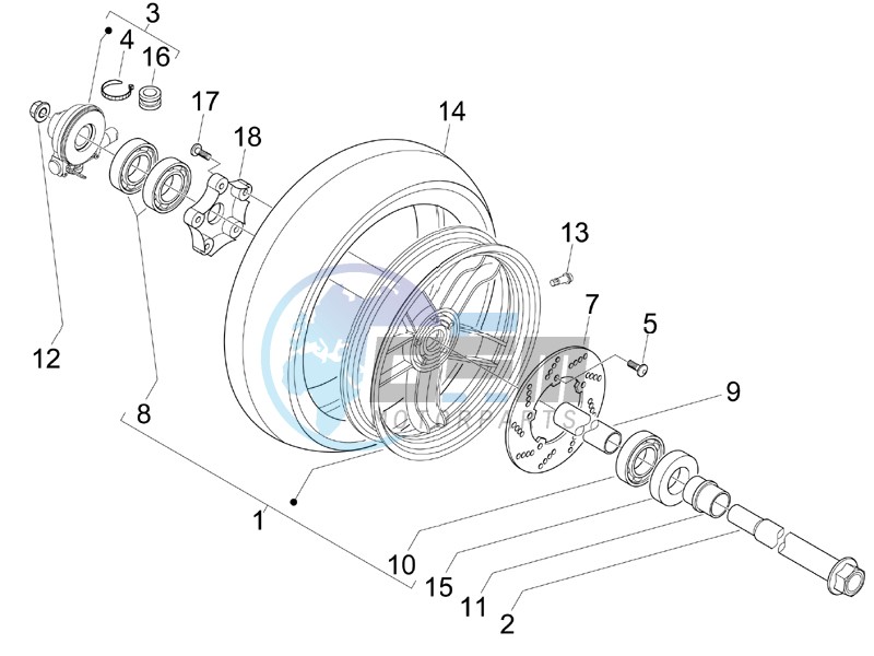 Front wheel