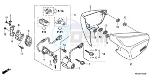 VT750C9 E / KMH drawing SIDE COVER