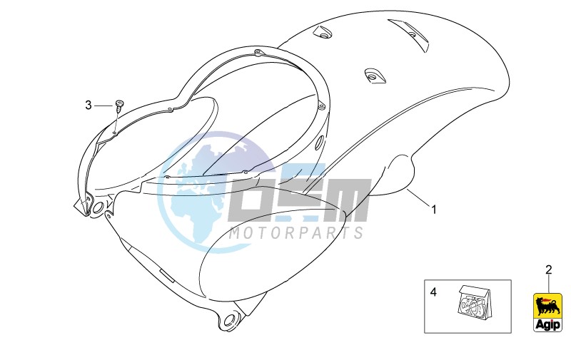 Rear body I - Rear fairing