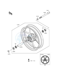 ER-6F_ABS EX650FCF XX (EU ME A(FRICA) drawing Front Hub