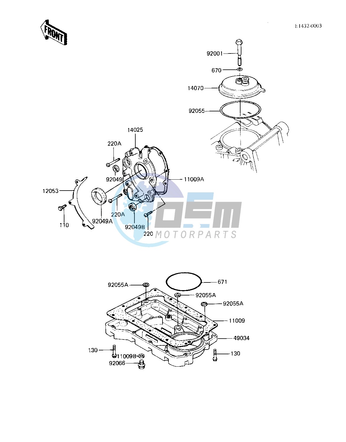 BREATHER COVER_OIL PAN -- 82-83 A3_A4- -