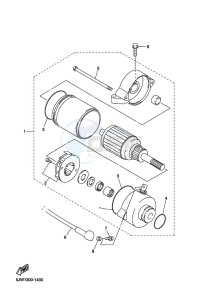 FJR1300D-AS FJR1300AS (B959) drawing STARTING MOTOR