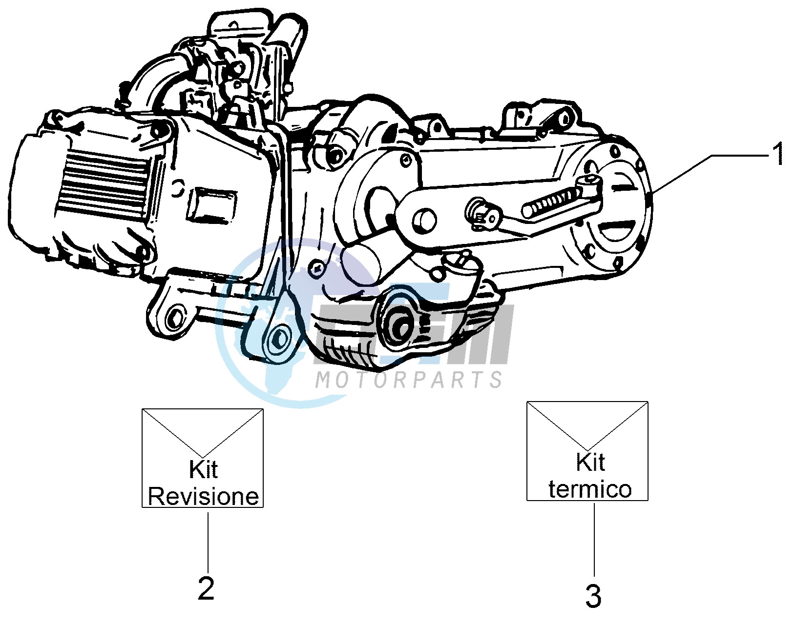 Engine, assembly