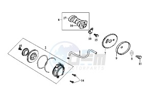 EURO MX E2 - 125 cc drawing CAMSHAFT