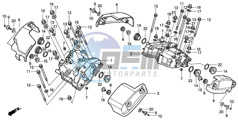 CYLINDER HEAD COVER (VT1100CV/CW/C2)