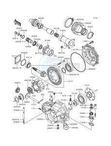 KLF 300 B [BAYOU 300] (B5-B9) [BAYOU 300] drawing DRIVE SHAFT_FINAL GEAR