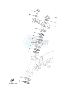 TT-R50 TT-R50E (2CJE 2CJF 2CJG) drawing STEERING