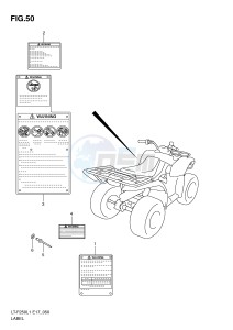 LT-F250 (E17) drawing LABEL (LT-F250L1 E24)