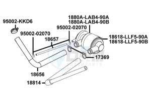 PEOPLE S 50 4T from 05-2009 drawing Air Injection Control Valve