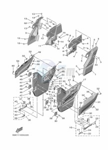 YXE850EBN YXE85WPBK (B0D1) drawing SIDE COVER