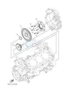 YXZ1000ETS YXZ10YESH YXZ1000R EPS SS SPECIAL EDITION (B57J) drawing STARTER CLUTCH