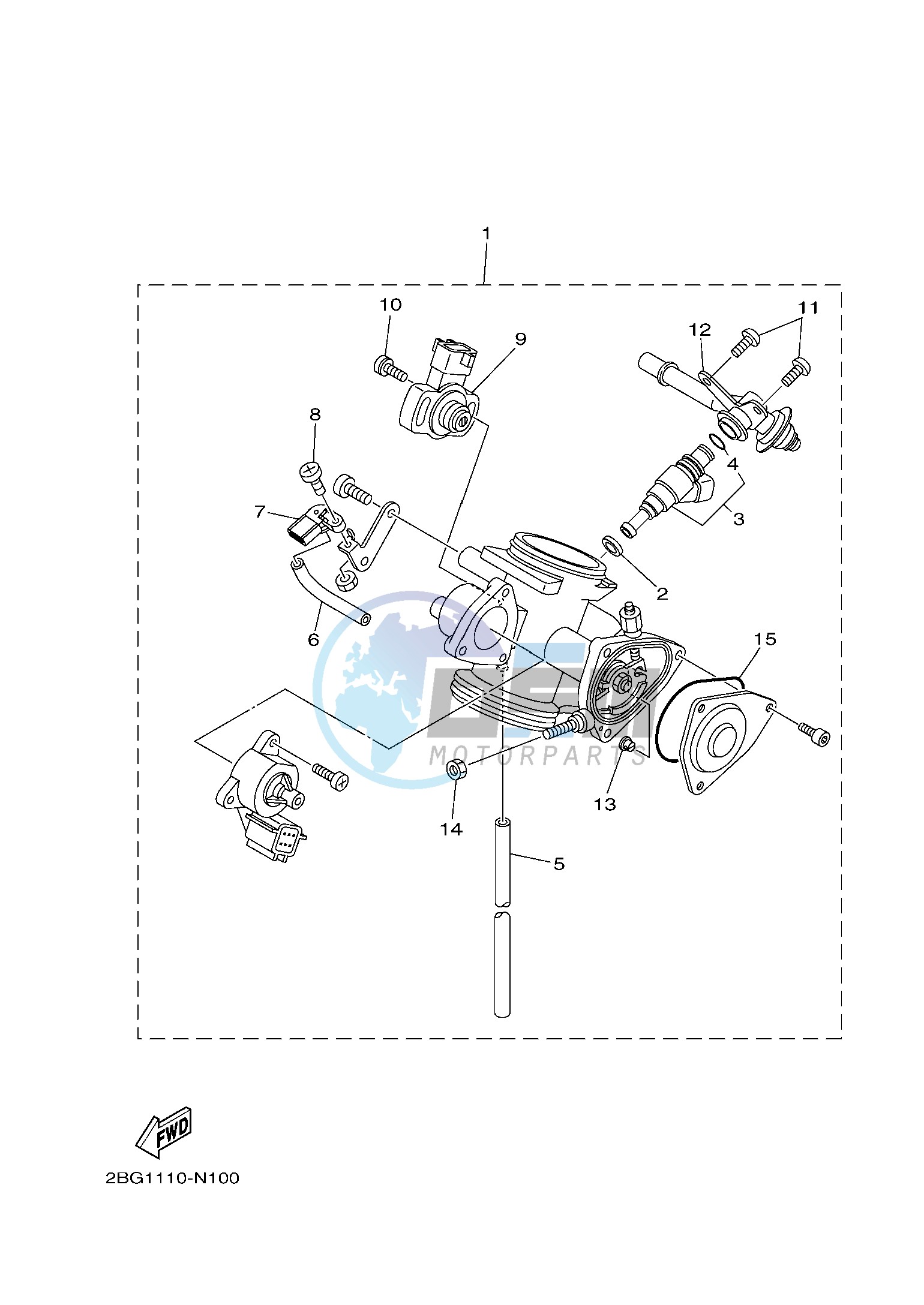 THROTTLE BODY ASSY 1