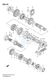 RM-Z450 (E3) drawing TRANSMISSION