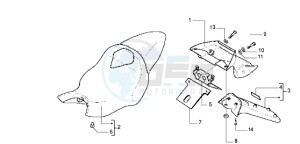 DNA 50 drawing Saddle - Tail