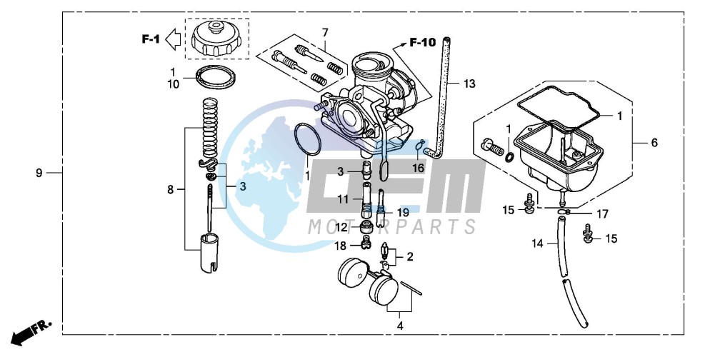 CARBURETOR (CRF80F)