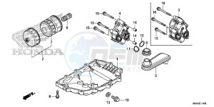 NC750XAG NC750X Europe Direct - (ED) drawing OIL PAN/ OIL PUMP