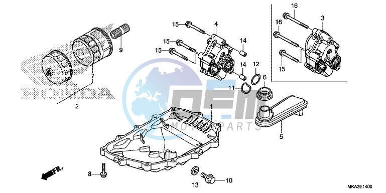 OIL PAN/ OIL PUMP