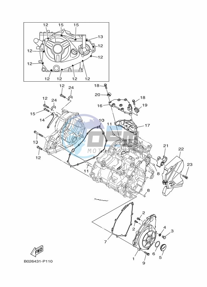 CRANKCASE COVER 1