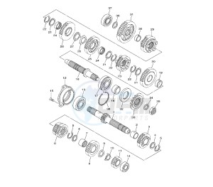 XJ6-S DIVERSION 600 drawing TRANSMISSION