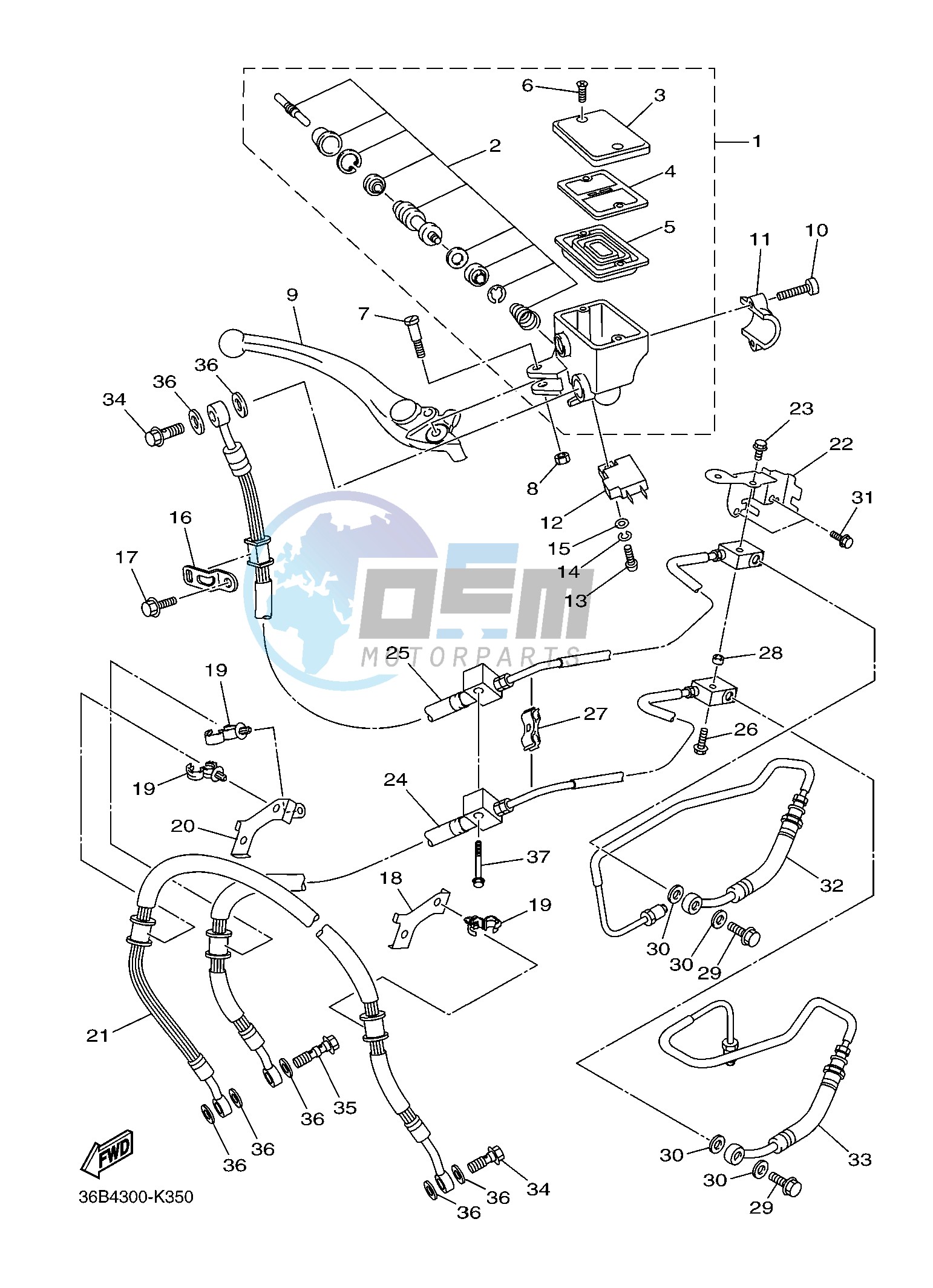 FRONT MASTER CYLINDER